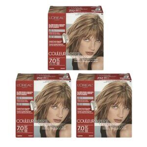 3x L’Oreal 7.0 Biscotti Dark Blonde Couleur Experte Express Hair Color